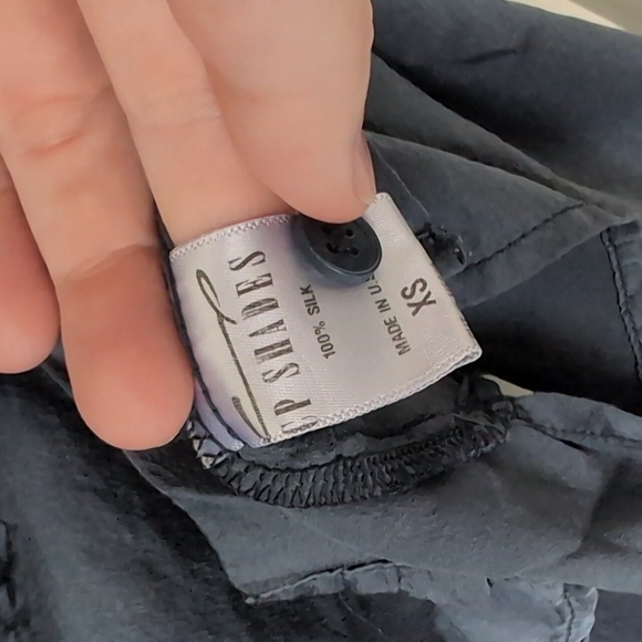 NWOT Free People X CP Shades Marrella Silk Button Down - Picture 9 of 10